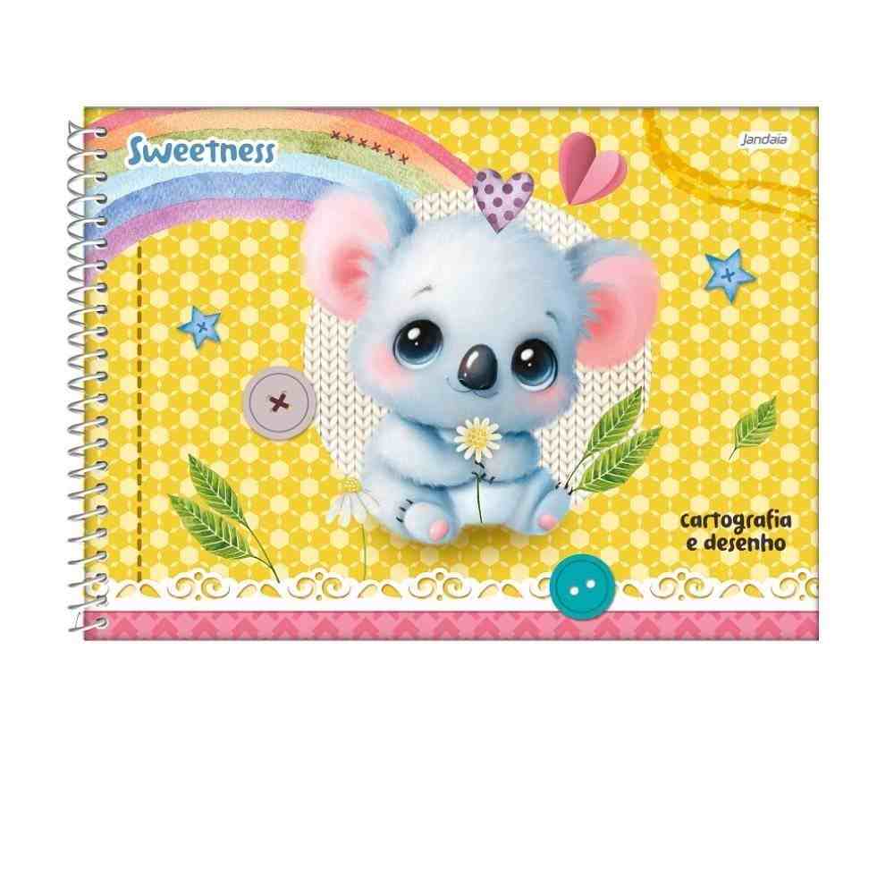CADERNO DESENHO/CARTOGRAFIA SWEETNESS C.D.